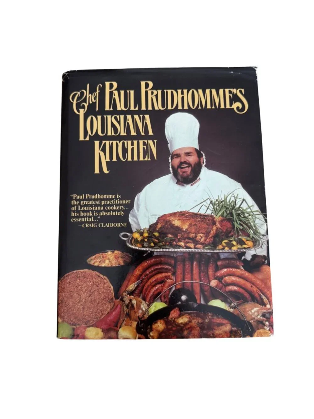 Chef Paul Prudhommes Louisiana Kitchen VTG Cookbook HC Cajun Recipes 1984 Clean